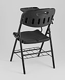 Стулья складные Stool Group банкетный со столиком и полкой черный, фото 6