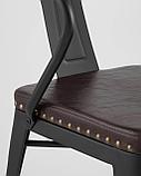 Стул Stool Group Tolix ARMS SOFT с подлокотниками черный матовый пластик, металл, фото 9