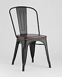 Стул Stool Group Tolix SOFT черный матовый, экокожа, пластик, металл, фото 2