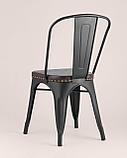 Стул Stool Group Tolix SOFT черный матовый, экокожа, пластик, металл, фото 5
