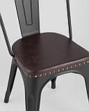 Стул Stool Group Tolix SOFT черный матовый, экокожа, пластик, металл, фото 7