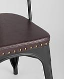 Стул Stool Group Tolix SOFT черный матовый, экокожа, пластик, металл, фото 9