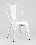 Стул Stool Group Tolix белый глянцевый, экокожа, пластик, металл, фото 2