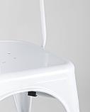 Стул Stool Group Tolix белый глянцевый, экокожа, пластик, металл, фото 9