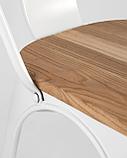 Стул Stool Group TOLIX WOOD белый глянцевый, каркас металлический, сиденье деревянное, фото 9