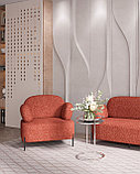 Кресло Stool Group Кэнди ткань букле коралловый, фото 3