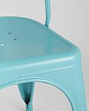 Стул Stool Group Tolix голубой матовый, экокожа, пластик, металл, фото 8