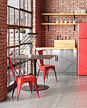 Стул Stool Group Tolix красный глянцевый, экокожа, пластик, металл, фото 3