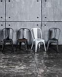 Стул Stool Group Tolix серебристый матовый, экокожа, пластик, металл, фото 3