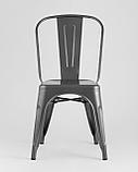 Стул Stool Group Tolix серебристый матовый, экокожа, пластик, металл, фото 4