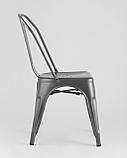 Стул Stool Group Tolix серебристый матовый, экокожа, пластик, металл, фото 5