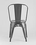 Стул Stool Group Tolix серебристый матовый, экокожа, пластик, металл, фото 7