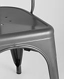 Стул Stool Group Tolix серебристый матовый, экокожа, пластик, металл, фото 9