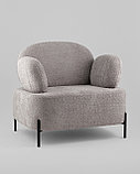 Кресло Stool Group Кэнди ткань букле светло-серый, фото 2