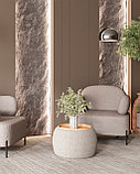 Кресло Stool Group Кэнди ткань букле светло-серый, фото 3