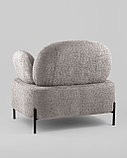 Кресло Stool Group Кэнди ткань букле светло-серый, фото 7