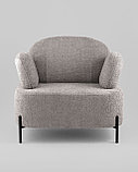 Кресло Stool Group Кэнди ткань букле светло-серый, фото 10