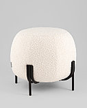 Пуф Stool Group Флик new ткань букле молочный, фото 2