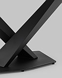 Стол Stool Group Belle 180х90 столешница белый мрамор керамика ножки черные мдф, фото 6