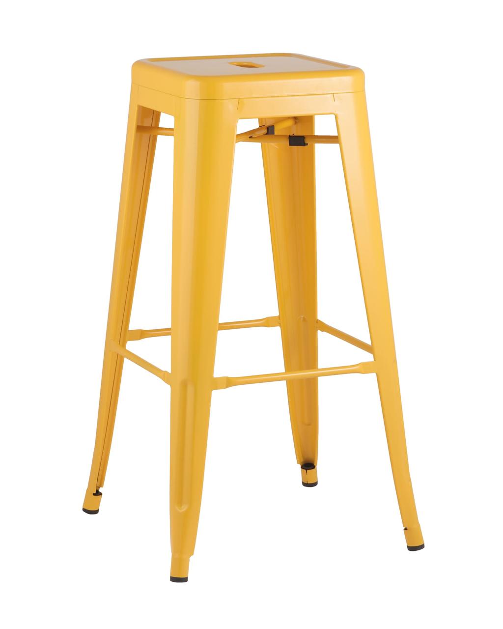 Стул барный Stool Group Tolix желтый глянцевый, металл, пластик