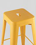Стул барный Stool Group Tolix желтый глянцевый, металл, пластик, фото 7
