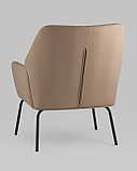 Кресло Stool Group Харви капучино обивка экокожа металлические ножки, фото 8