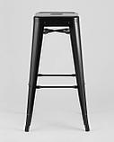 Стул барный Stool Group Tolix черный глянцевый, металл, пластик, фото 4