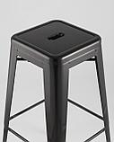 Стул барный Stool Group Tolix черный глянцевый, металл, пластик, фото 5