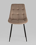 Комплект стульев Stool Group Флекс New, велюр мокка, фото 3