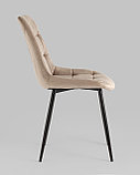 Комплект стульев Stool Group Флекс New, велюр мокка, фото 4