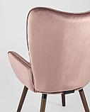 Кресло Stool Group Гранд розовый, каркас из натурального дерева, мягкая спинка, широкие ножки и сиденье,, фото 9