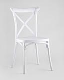Стул Stool Group пластиковый Кроссбэк белый, фото 2