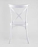 Стул Stool Group пластиковый Кроссбэк белый, фото 7