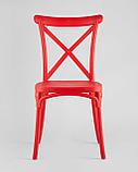 Стул Stool Group пластиковый Кроссбэк красный, фото 3