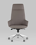 Компьютерное кресло TopChairs руководителя TopChairs Bow серый, фото 5