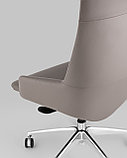 Компьютерное кресло TopChairs руководителя TopChairs Bow серый, фото 9