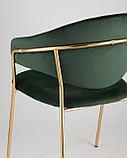 Стул Stool Group Эвита мягкий зеленый обивка велюр, фото 8