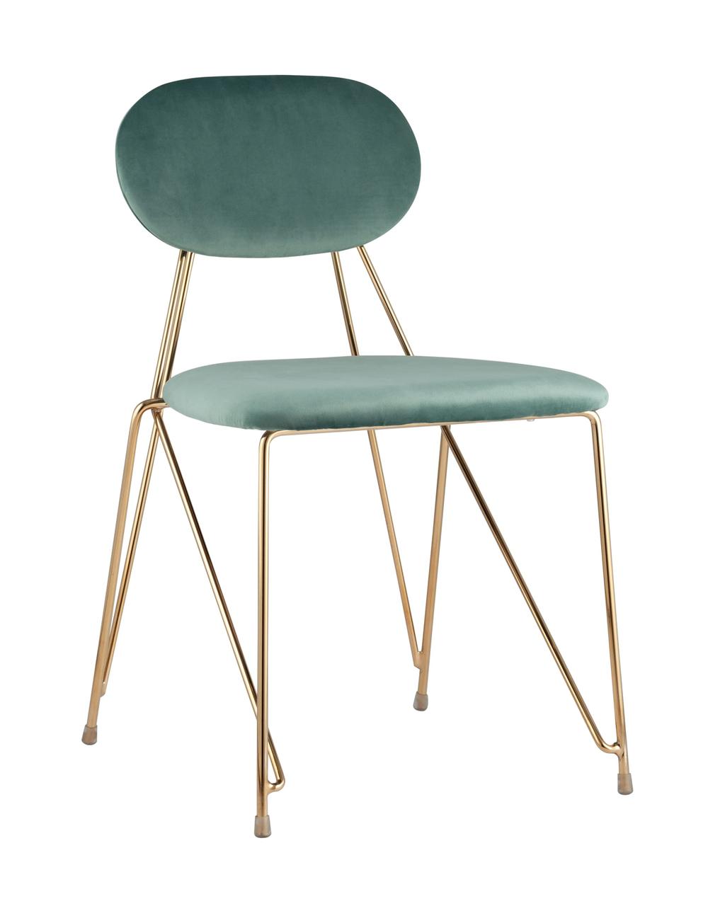 Стул Stool Group Элис мягкий мятный обивка вельвет