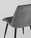 Стул Stool Group Канзас серый в мягкой тканевой обивке, фото 7