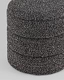 Пуф Stool Group с ящиком Hive S букле черный меланж, фото 5