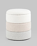 Пуф Stool Group с ящиком Hive XS букле бежевый, фото 2