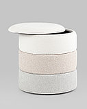 Пуф Stool Group с ящиком Hive XS букле бежевый, фото 3