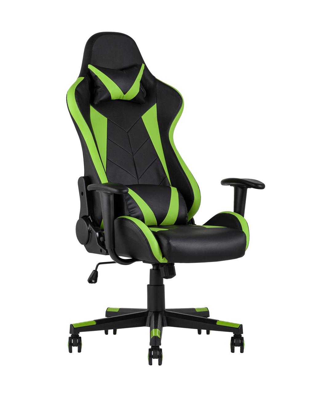 Игровое кресло TopChairs TopChairs Gallardo зеленое геймерское