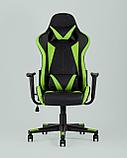 Игровое кресло TopChairs TopChairs Gallardo зеленое геймерское, фото 5