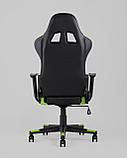 Игровое кресло TopChairs TopChairs Gallardo зеленое геймерское, фото 6