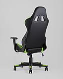 Игровое кресло TopChairs TopChairs Gallardo зеленое геймерское, фото 7