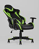 Игровое кресло TopChairs TopChairs Gallardo зеленое геймерское, фото 8