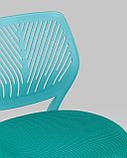 Компьютерное кресло Stool Group детское Анна бирюзовый обивка сетка текстиль спинка пластик крестовина металл, фото 10