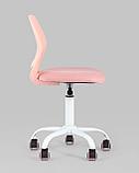 Компьютерное кресло Stool Group детское Анна розовый обивка сетка текстиль спинка пластик крестовина металл, фото 5