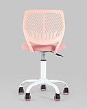 Компьютерное кресло Stool Group детское Анна розовый обивка сетка текстиль спинка пластик крестовина металл, фото 7